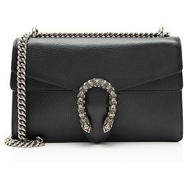 Borsa a tracolla Dionysus Medium in pelle e cristalli Gucci