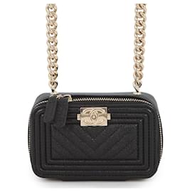 Borsa a Spalla Chanel Boy Mini Caviar Skin