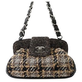 Borsa a Spalla Chanel Matelassé Tweed