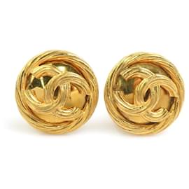 Orecchini a clip dorati Chanel