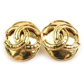 Orecchini a clip dorati Chanel