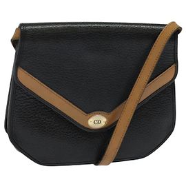 Christian Dior Vintage CD Flap Leather Medium