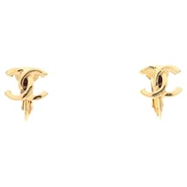 Orecchini a clip Chanel Coco Mark placcati oro