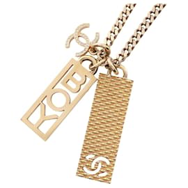 Collana con placca Chanel Coco Mark