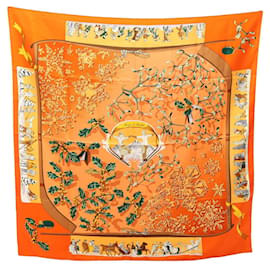 Hermes Carre 90 Neige d'antan Schal - Hermès