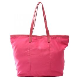 Borsa Tote in Jacquard di Nylon Prada