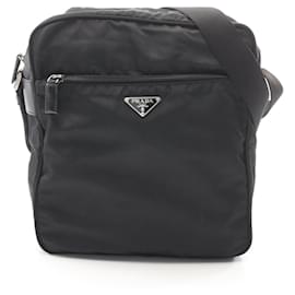 Borsa a tracolla con logo Triangle Prada