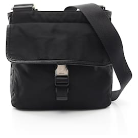 Borsa a tracolla con logo Triangle Prada
