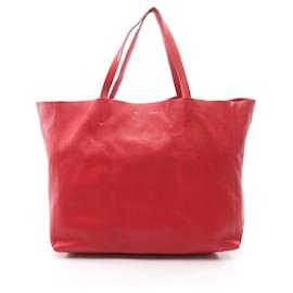 Borsa Tote Cabas Orizzontale in Pelle Rossa Celine - Céline