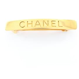 Barrette Chanel placcata oro