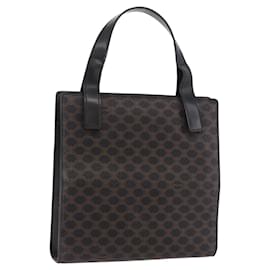 Borsa CELINE Macadam in PVC e pelle nera con dettagli dorati Autentica 190956A - Céline