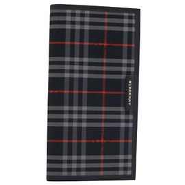 Cubierta de agenda BURBERRY Nova Check en lona Navy Auth 189993A