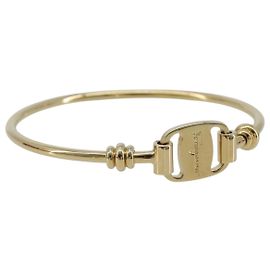 Bracciale Salvatore Ferragamo Vala in metallo Oro Autentico BA13850V