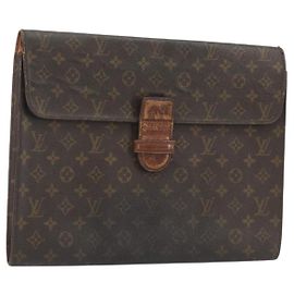 LOUIS VUITTON Monogram Posh Ministor Briefcase M53445 LV Auth BA13974