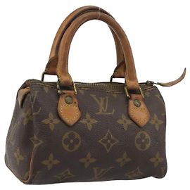 LOUIS VUITTON Borsa Monogram Mini Speedy Vintage M41534 LV Auth 190879