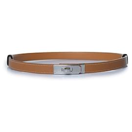 Hermes, Kelly mit Gürtel aus Epsom braun - Hermès