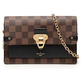 Borsa a Spalla Louis Vuitton Damier Portefeuille Vavin Chain