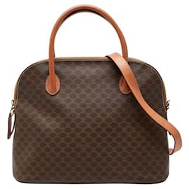 Céline Borsa a mano e borsa a tracolla Celine Macadam Brown