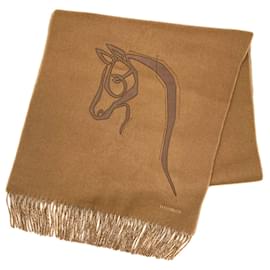 Stola in cashmere Hermes Cheval au Tres - Hermès
