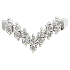 Platinring mit Diamant - Autre Marque