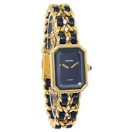 Chanel Premiere Rock Quartz Metal Bañado y Cuero 20