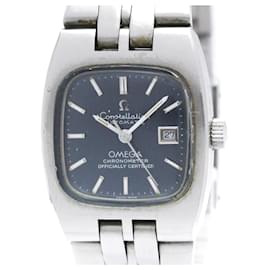 Omega Constellation Automatik-Damenuhr aus Stahl