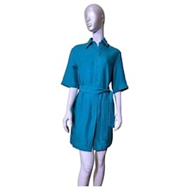 Eres Vestido camisa de lino Séducteur Persane