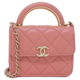 Borsa a tracolla Chanel AP2845 in pelle rosa