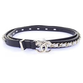 Chanel Gürtel Schwarz Weiß