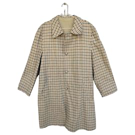 inconnue Cappotto e Impermeabile Reversibile a Quadri, Taglia M