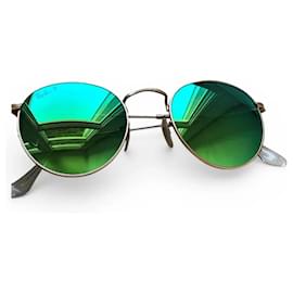 Ray-Ban Round Metal Occhiali da Sole Polarizzati 112/P9