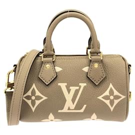 Louis Vuitton Bicolor Monogram Empreinte Nano Speedy Boston Bag
