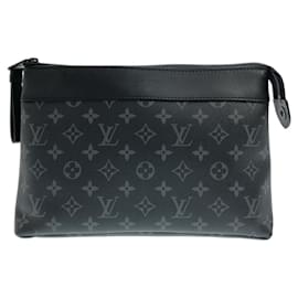Louis Vuitton Monogram Eclipse Pochette Voyage Souple