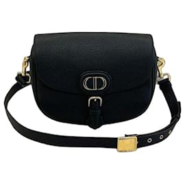 Dior Bobby Borsa a tracolla pelle di vitello granulata nera