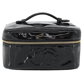 Chanel Vintage Timeless Kosmetiktasche Patent Small