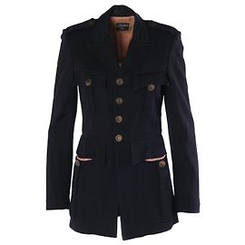 Chaqueta Militar Negra Jean Paul Gaultier Femme – '90s