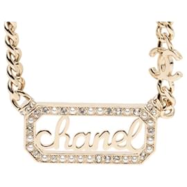 Collana a catena Rogue con logo vintage Chanel