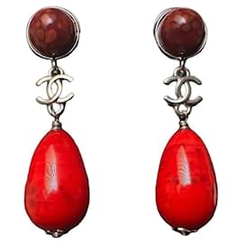 Chanel Orecchini pendenti Métiers d'Art 2026 Perle Rosse