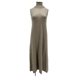 Autre Marque Ärmelloses Rollkragenkleid