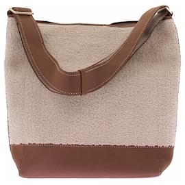 Handtasche aus Schwammstoff beige - Autre Marque