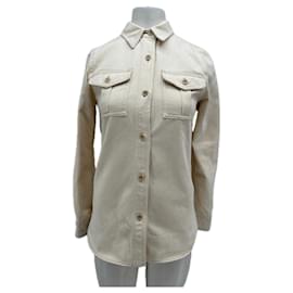 Isabel Marant Giacca di jeans beige