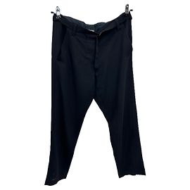 Ann Demeulemeester Pantalón negro de lana