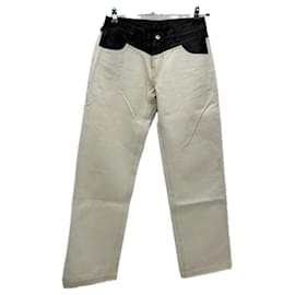 Vaqueros GIMAGUAS Crema de Algodón Talla 32 - Autre Marque