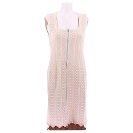 Abito beige e bianco - Alaïa