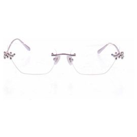 Autre Marque Gafas con detalles plateados