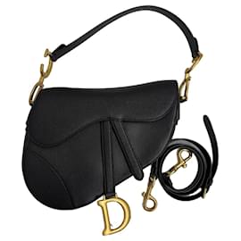 Dior Saddle Bag in pelle nera