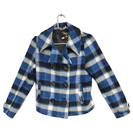 Autre Marque Abrigo Fidelity by Gerald & Stewart de cuadros azul y negro