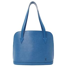 Louis Vuitton Epi Leder Handtasche in Toledo Blue