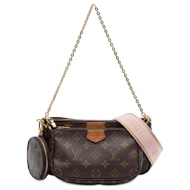 Louis Vuitton Marrone Monogram Multi Pochette Accessoires