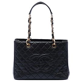 Tote Grand Shopping in Caviar Nero Chanel